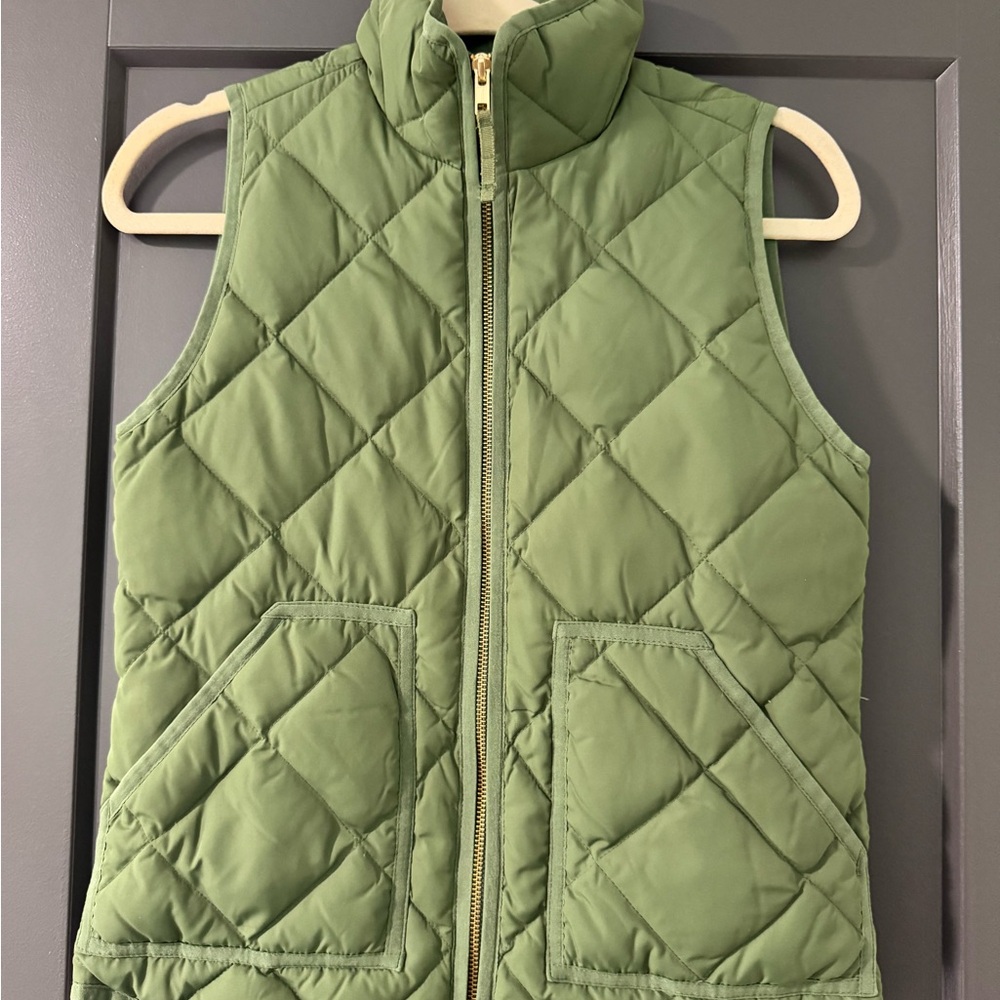 J. Crew Green Vest
